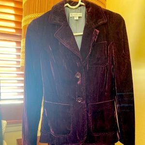 Bebe warm purple color 2 piece professional suit